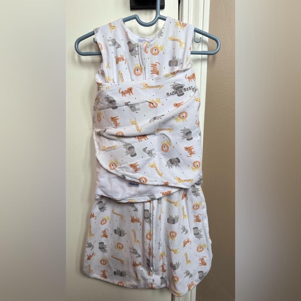 Halo Sleep Sack Animal Print Size Small 3-6 months